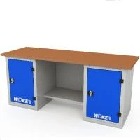 Верстак двухтумбовый WOKER PRO 2101.2000