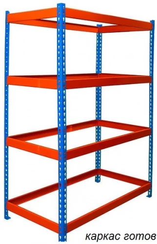 Стеллаж металлический Профи Т-140/1 (2000х1240х655) F/4