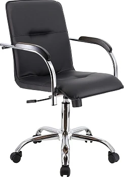 Кресло Samba Wood (Самба Вуд) T (экокожа черная)