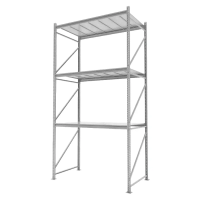 Стеллаж СФМ 4000х2000х600 (3 яруса с настилом) Zn